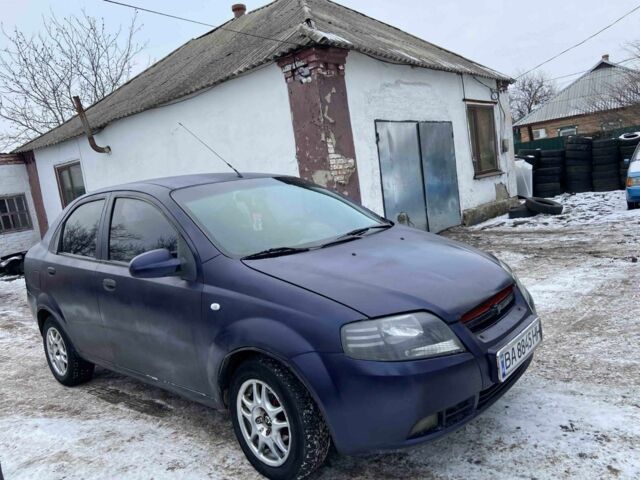Синий Шевроле Авео, объемом двигателя 1.5 л и пробегом 343 тыс. км за 1650 $, фото 1 на Automoto.ua