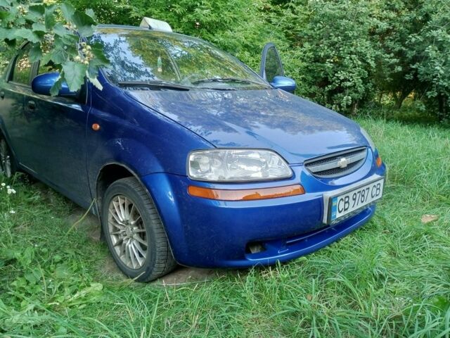 Синий Шевроле Авео, объемом двигателя 1.5 л и пробегом 320 тыс. км за 1500 $, фото 1 на Automoto.ua