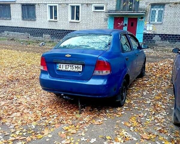 Синий Шевроле Авео, объемом двигателя 1.5 л и пробегом 123 тыс. км за 2600 $, фото 1 на Automoto.ua