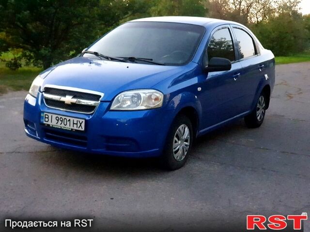 Синий Шевроле Авео, объемом двигателя 1.5 л и пробегом 225 тыс. км за 3300 $, фото 1 на Automoto.ua