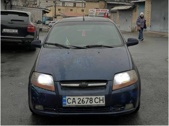 Синий Шевроле Авео, объемом двигателя 1.5 л и пробегом 311 тыс. км за 950 $, фото 1 на Automoto.ua