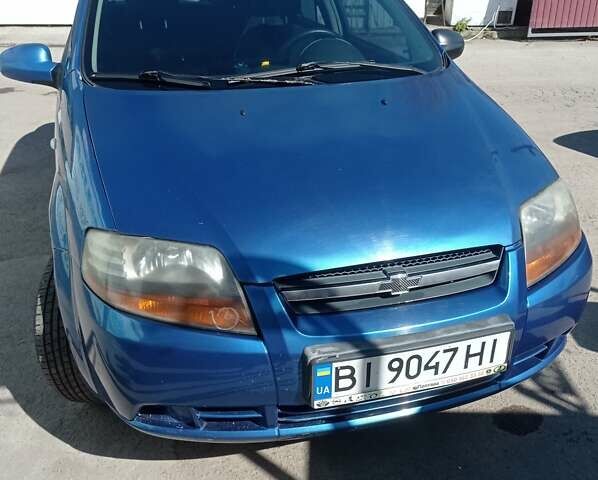 Синий Шевроле Авео, объемом двигателя 1.5 л и пробегом 240 тыс. км за 3300 $, фото 1 на Automoto.ua