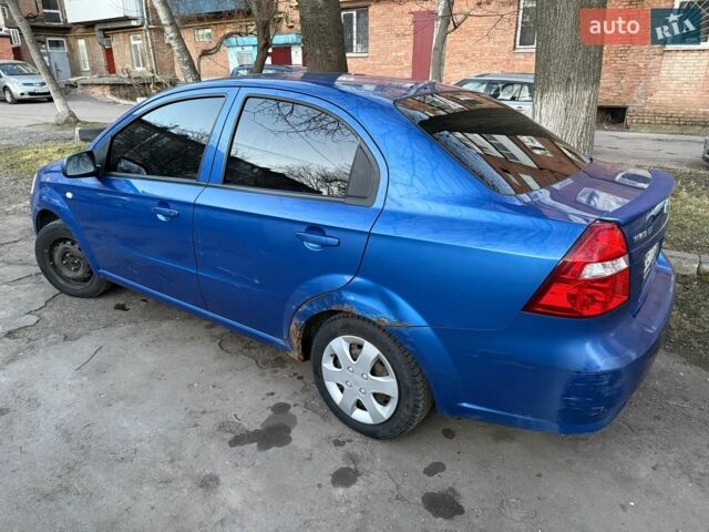 Синий Шевроле Авео, объемом двигателя 1.4 л и пробегом 252 тыс. км за 2800 $, фото 1 на Automoto.ua