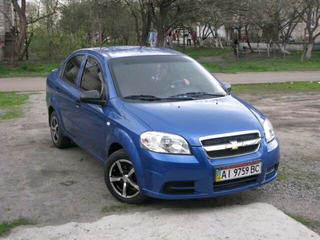 Синий Шевроле Авео, объемом двигателя 1.5 л и пробегом 75 тыс. км за 5900 $, фото 1 на Automoto.ua