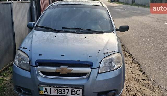 Синий Шевроле Авео, объемом двигателя 1.6 л и пробегом 358 тыс. км за 2100 $, фото 1 на Automoto.ua
