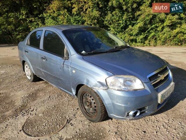 Синий Шевроле Авео, объемом двигателя 1.5 л и пробегом 130 тыс. км за 1950 $, фото 1 на Automoto.ua