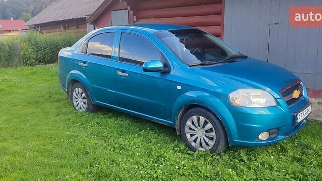 Синий Шевроле Авео, объемом двигателя 1.5 л и пробегом 190 тыс. км за 3800 $, фото 1 на Automoto.ua