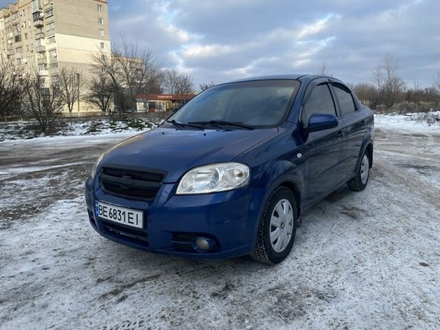 Синий Шевроле Авео, объемом двигателя 1.6 л и пробегом 230 тыс. км за 3500 $, фото 1 на Automoto.ua