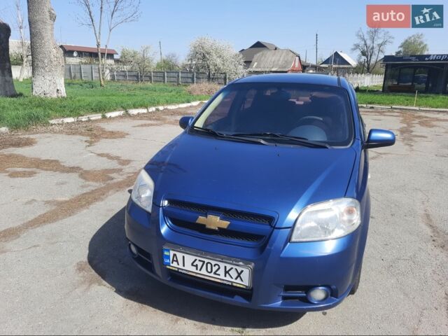 Синий Шевроле Авео, объемом двигателя 1.6 л и пробегом 216 тыс. км за 3300 $, фото 1 на Automoto.ua