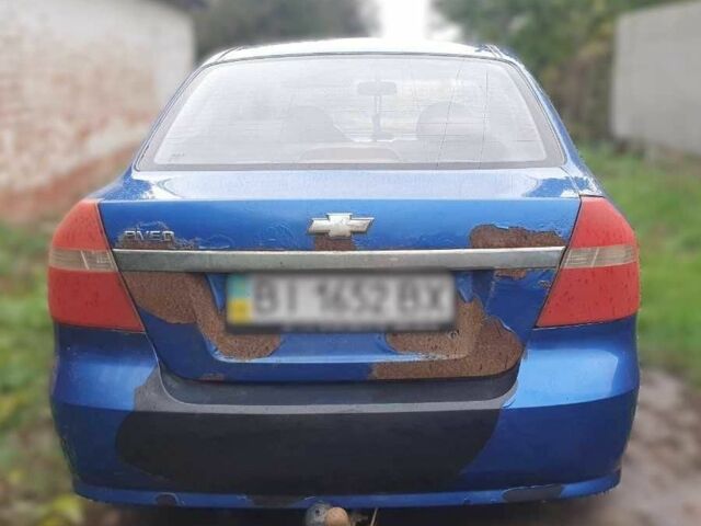 Синий Шевроле Авео, объемом двигателя 1.5 л и пробегом 235 тыс. км за 1250 $, фото 1 на Automoto.ua