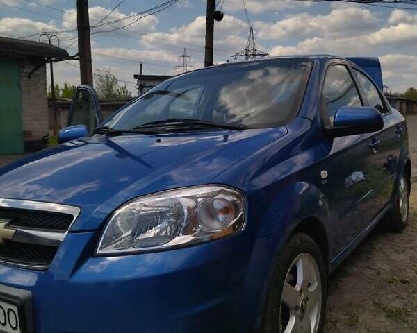 Синий Шевроле Авео, объемом двигателя 1.4 л и пробегом 113 тыс. км за 6500 $, фото 1 на Automoto.ua
