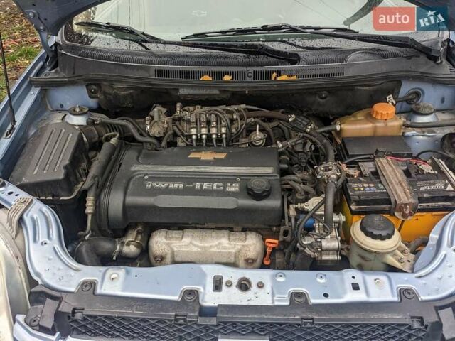 Синий Шевроле Авео, объемом двигателя 1.6 л и пробегом 270 тыс. км за 5000 $, фото 1 на Automoto.ua