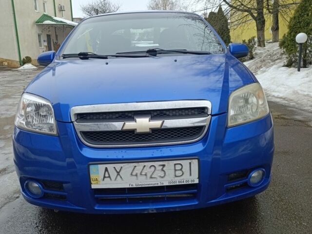 Синий Шевроле Авео, объемом двигателя 1.5 л и пробегом 195 тыс. км за 3500 $, фото 1 на Automoto.ua