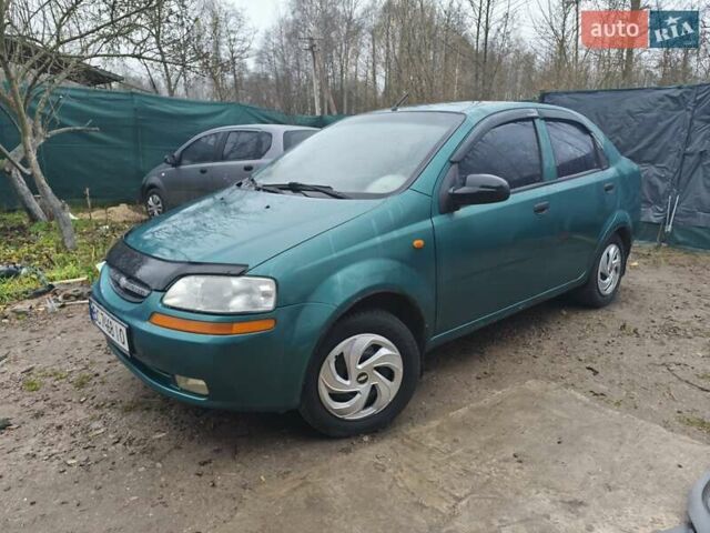 Зелений Шевроле Авео, об'ємом двигуна 1.5 л та пробігом 211 тис. км за 2500 $, фото 1 на Automoto.ua