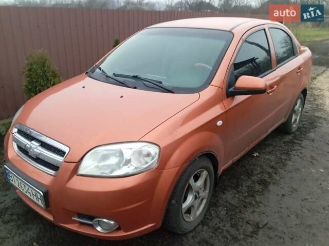Оранжевый Шевроле Авео, объемом двигателя 1.6 л и пробегом 260 тыс. км за 4400 $, фото 1 на Automoto.ua