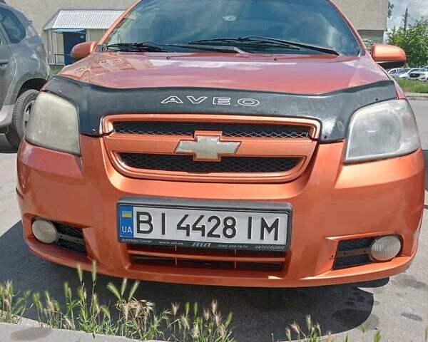 Оранжевый Шевроле Авео, объемом двигателя 1.6 л и пробегом 380 тыс. км за 3399 $, фото 1 на Automoto.ua