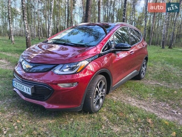 Красный Шевроле Bolt EV, объемом двигателя 0 л и пробегом 59 тыс. км за 13000 $, фото 1 на Automoto.ua