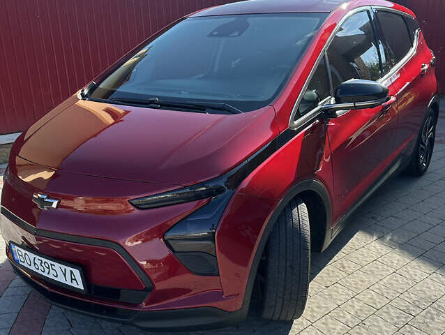 Шевроле Bolt EV 2022 в Тернополе на Automoto.ua Красный Шевроле Bolt EV, объемом двигателя 0 л и пробегом 59 тыс. км за 15500 $, фото 1 на Automoto.ua