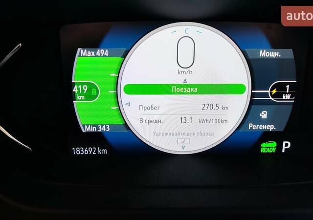 Серый Шевроле Bolt EV, объемом двигателя 0 л и пробегом 184 тыс. км за 17500 $, фото 1 на Automoto.ua