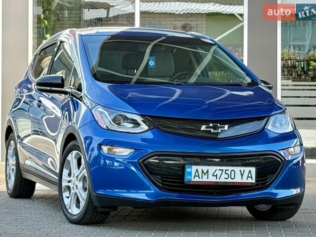 Синий Шевроле Bolt EV, объемом двигателя 0 л и пробегом 71 тыс. км за 14500 $, фото 1 на Automoto.ua