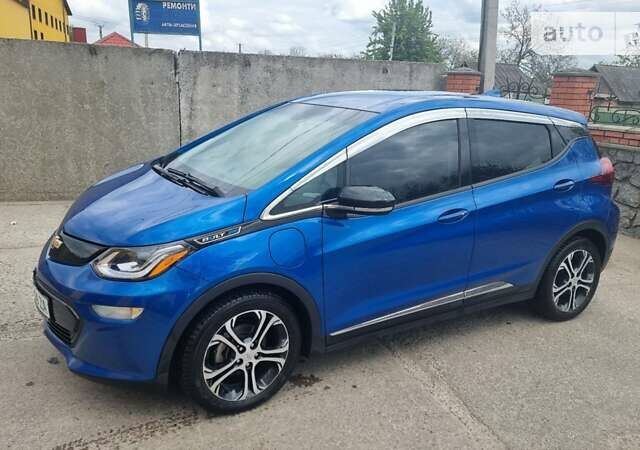 Синий Шевроле Bolt EV, объемом двигателя 0 л и пробегом 193 тыс. км за 12500 $, фото 1 на Automoto.ua