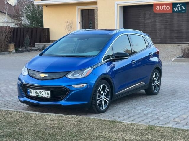 Синий Шевроле Bolt EV, объемом двигателя 0 л и пробегом 168 тыс. км за 13900 $, фото 1 на Automoto.ua