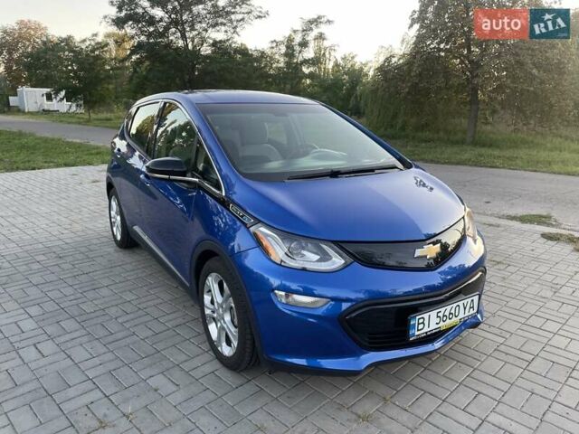 Синий Шевроле Bolt EV, объемом двигателя 0 л и пробегом 62 тыс. км за 15999 $, фото 1 на Automoto.ua