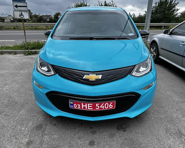 Синий Шевроле Bolt EV, объемом двигателя 0 л и пробегом 46 тыс. км за 14600 $, фото 1 на Automoto.ua