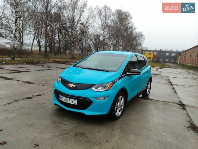 Синий Шевроле Bolt EV, объемом двигателя 0 л и пробегом 49 тыс. км за 16550 $, фото 1 на Automoto.ua