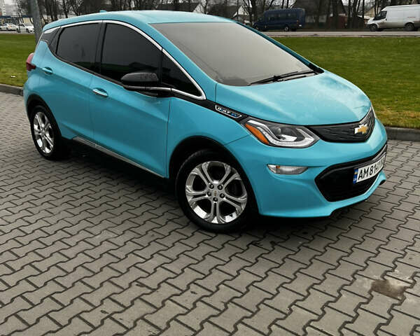 Синий Шевроле Bolt EV, объемом двигателя 0 л и пробегом 316 тыс. км за 13999 $, фото 1 на Automoto.ua