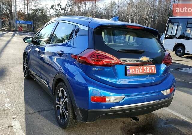 Синий Шевроле Bolt EV, объемом двигателя 0 л и пробегом 85 тыс. км за 16100 $, фото 1 на Automoto.ua