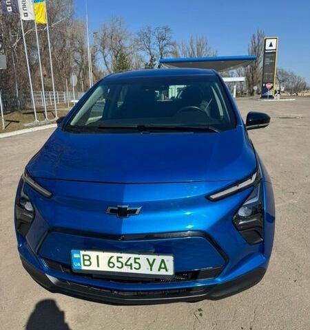 Синий Шевроле Bolt EV, объемом двигателя 0 л и пробегом 26 тыс. км за 18500 $, фото 1 на Automoto.ua