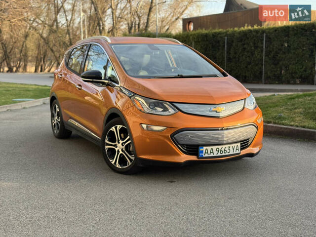 Оранжевый Шевроле Bolt EV, объемом двигателя 0 л и пробегом 39 тыс. км за 15800 $, фото 1 на Automoto.ua