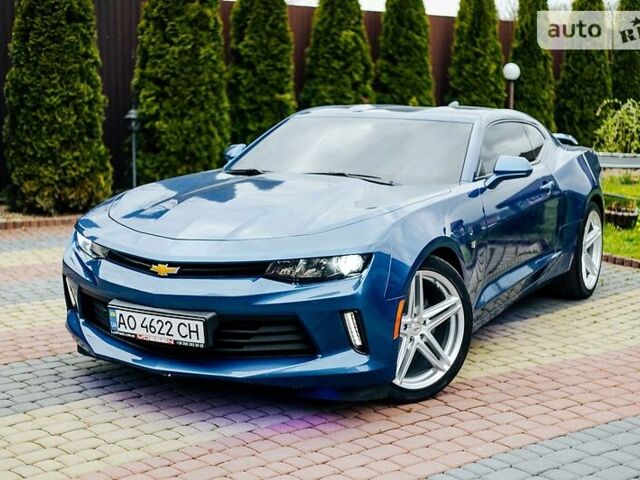 Синій Шевроле Камаро, об'ємом двигуна 2 л та пробігом 52 тис. км за 19100 $, фото 1 на Automoto.ua