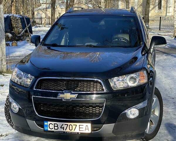 Черный Шевроле Каптива, объемом двигателя 2.2 л и пробегом 109 тыс. км за 14000 $, фото 1 на Automoto.ua