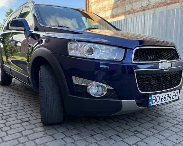 Синий Шевроле Каптива, объемом двигателя 2.23 л и пробегом 274 тыс. км за 9999 $, фото 1 на Automoto.ua