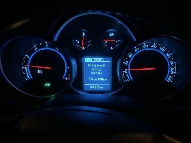 Черный Шевроле Круз, объемом двигателя 1.6 л и пробегом 168 тыс. км за 6800 $, фото 1 на Automoto.ua