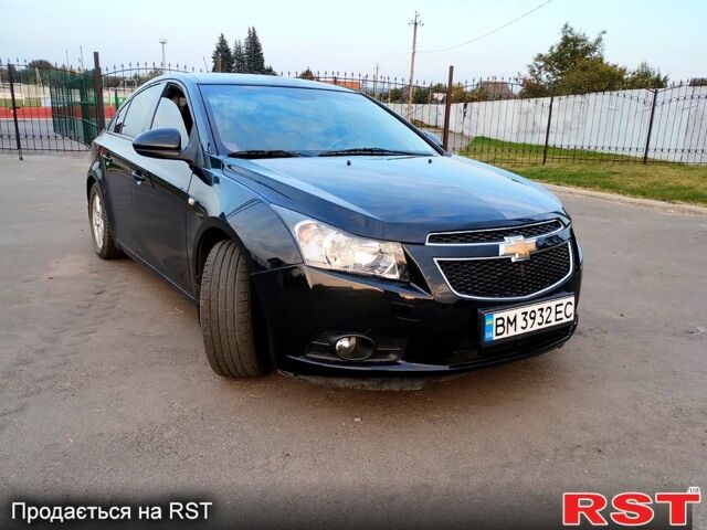 Черный Шевроле Круз, объемом двигателя 1.6 л и пробегом 190 тыс. км за 5800 $, фото 1 на Automoto.ua