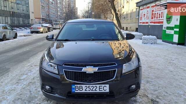 Черный Шевроле Круз, объемом двигателя 1.8 л и пробегом 212 тыс. км за 6500 $, фото 1 на Automoto.ua
