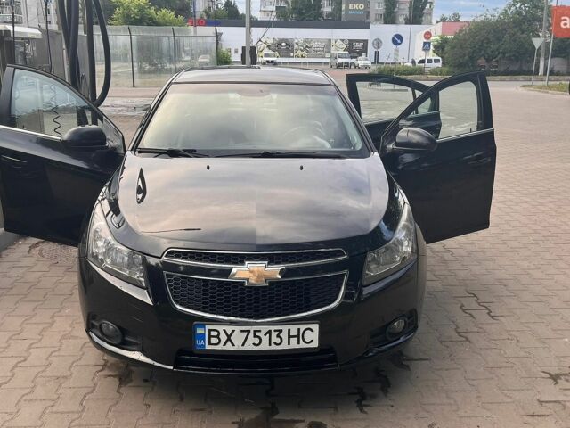 Черный Шевроле Круз, объемом двигателя 2 л и пробегом 220 тыс. км за 6400 $, фото 1 на Automoto.ua