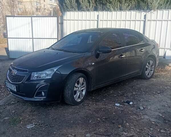 Черный Шевроле Круз, объемом двигателя 1.8 л и пробегом 195 тыс. км за 6500 $, фото 1 на Automoto.ua