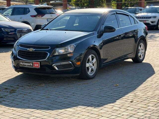 Черный Шевроле Круз, объемом двигателя 1.4 л и пробегом 215 тыс. км за 7013 $, фото 1 на Automoto.ua