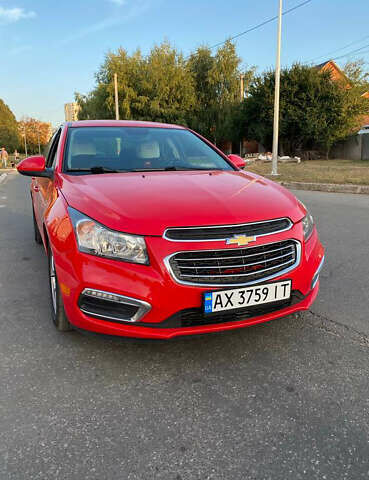 Красный Шевроле Круз, объемом двигателя 1.4 л и пробегом 209 тыс. км за 7200 $, фото 1 на Automoto.ua