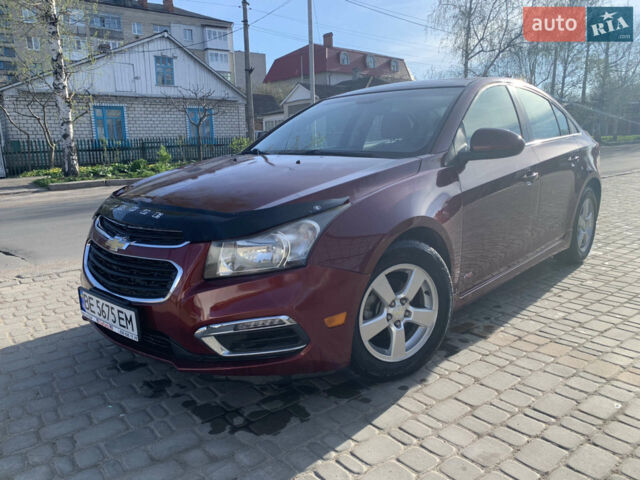 Красный Шевроле Круз, объемом двигателя 1.4 л и пробегом 95 тыс. км за 7800 $, фото 1 на Automoto.ua