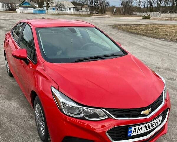 Червоний Шевроле Круз, об'ємом двигуна 1.4 л та пробігом 100 тис. км за 8999 $, фото 1 на Automoto.ua