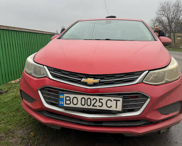 Красный Шевроле Круз, объемом двигателя 1.4 л и пробегом 170 тыс. км за 6700 $, фото 1 на Automoto.ua