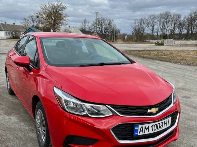 Красный Шевроле Круз, объемом двигателя 1.4 л и пробегом 159 тыс. км за 7999 $, фото 1 на Automoto.ua