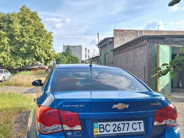 Синий Шевроле Круз, объемом двигателя 1.8 л и пробегом 212 тыс. км за 8950 $, фото 1 на Automoto.ua