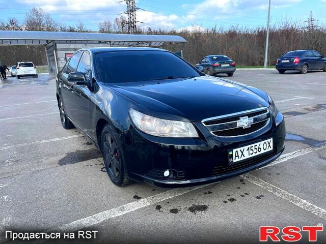 Черный Шевроле Эпика, объемом двигателя 2 л и пробегом 190 тыс. км за 4000 $, фото 1 на Automoto.ua