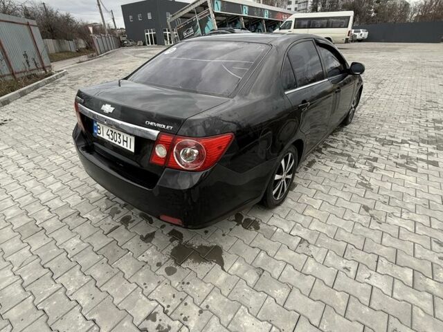Черный Шевроле Эпика, объемом двигателя 2 л и пробегом 350 тыс. км за 3700 $, фото 1 на Automoto.ua